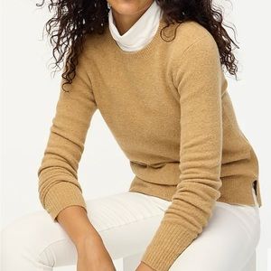 NWT - J.Crew - Black Crewneck sweater in extra-soft yarn.  XS